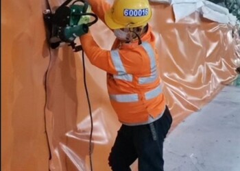 Welding in tunnel with ProtOn AIR