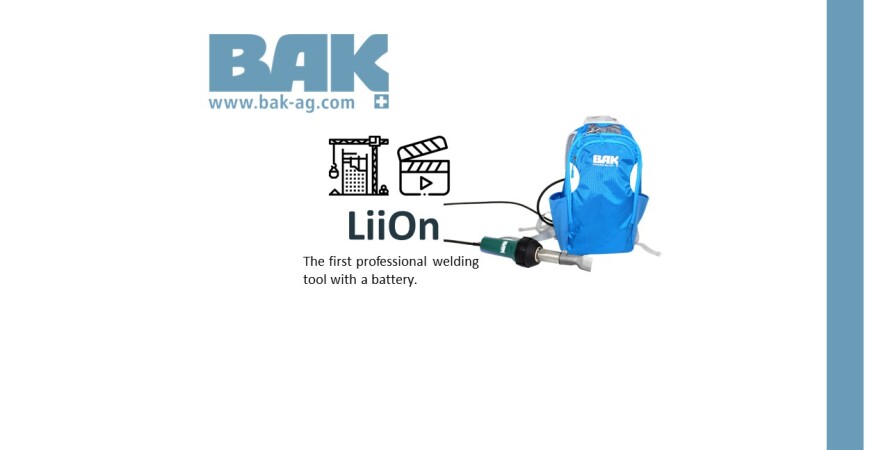 BAK LiiOn Portable Battery Powered Hot-Air Hand Welder (1200°F)