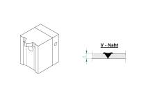 Schweissschuh ExOn 2-6, V-Naht